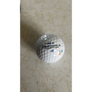 Single Pinnacle Exception White Golf Ball 4